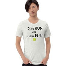 Load image into Gallery viewer, Just Run Tennis Ball T-Shirts - Light