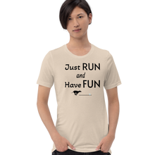 Load image into Gallery viewer, Just Run & Have Fun Lure Coursing T-Shirts - Light