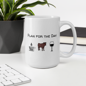 Plan for the Day - Cattle Herding Mugs