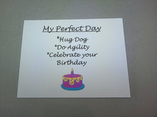 Load image into Gallery viewer, Perfect Day Agility & Happy Birthday Card
