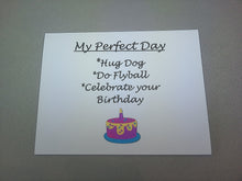 Load image into Gallery viewer, Perfect Day Flyball & Happy Birthday Card