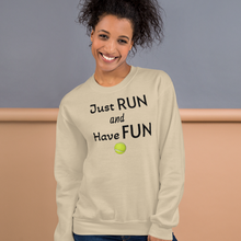 Load image into Gallery viewer, Just Run Flyball Sweatshirts - Light
