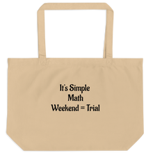 Load image into Gallery viewer, It's Simple Math Trial X-Large Tote Bags
