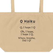 Load image into Gallery viewer, Q Haiku X-Large Tote/ Shopping Bags