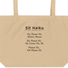 Load image into Gallery viewer, Sit Haiku X-Large Tote/ Shopping Bags