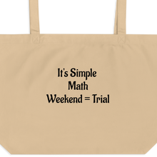 Load image into Gallery viewer, It's Simple Math Trial X-Large Tote Bags