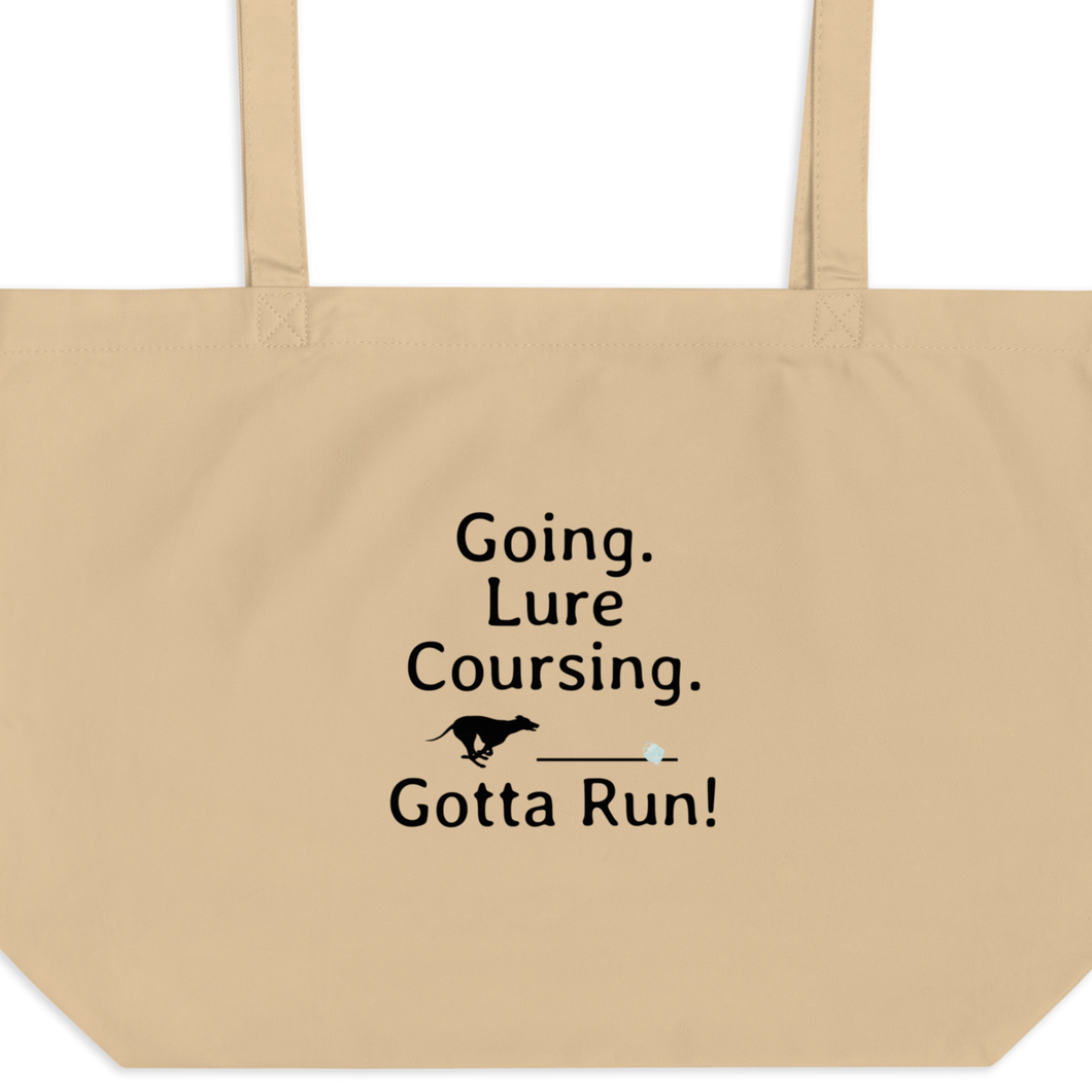 Going. Lure Coursing. Gotta Run X-Large Tote/ Shopping Bags