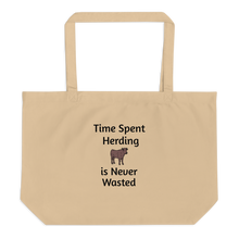 Load image into Gallery viewer, Time Spent Cattle Herding X-Large Tote/ Shopping Bags
