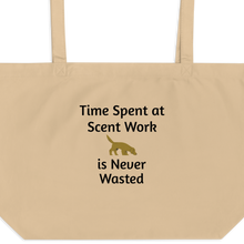 Load image into Gallery viewer, Time Spent at Scent Work X-Large Tote/ Shopping Bags
