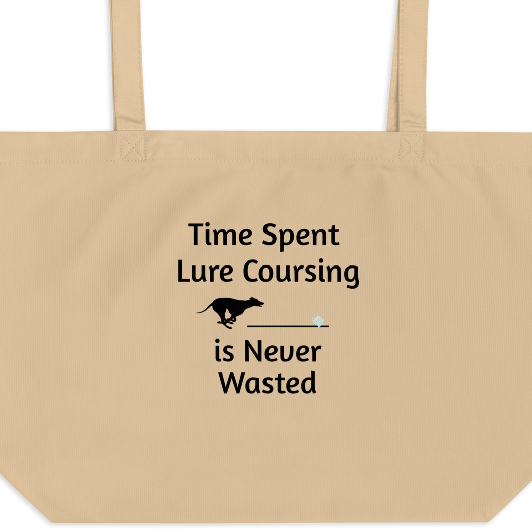 Time Spent Lure Coursing X-Large Tote/ Shopping Bags