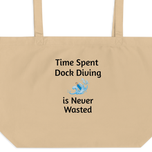 Load image into Gallery viewer, Time Spent Dock Diving X-Large Tote/ Shopping Bags
