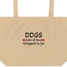 Load image into Gallery viewer, Dogs, Lots of Love X-Large Tote/ Shopping Bags
