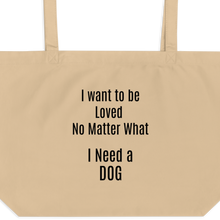 Load image into Gallery viewer, Loved No Matter What X-Large Tote/Shopping Bags