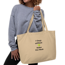 Load image into Gallery viewer, 7 Days Without Tennis Balls X-Large Tote/ Shopping Bags