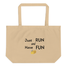 Load image into Gallery viewer, Just Run Barn Hunt X-Large Tote/ Shopping Bag