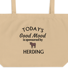 Load image into Gallery viewer, Good Mood by Cattle Herding X-Large Tote/ Shopping Bags