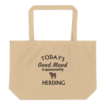 Load image into Gallery viewer, Good Mood by Cattle Herding X-Large Tote/ Shopping Bags
