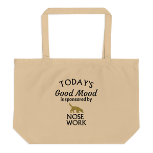 Good Mood by Nose Work X-Large Tote/ Shopping Bags
