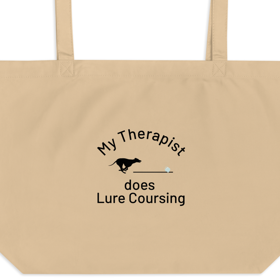 My Therapist Does Lure Coursing X-Large Tote/ Shopping Bags