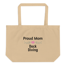 Load image into Gallery viewer, Proud Dock Diving Mom X-Large Tote/ Shopping Bags