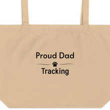 Load image into Gallery viewer, Proud Tracking Dad X-Large Tote/ Shopping Bags