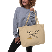 Load image into Gallery viewer, Earthdog Cheaper Than Therapy X-Large Tote/ Shopping Bags