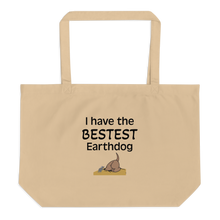 Load image into Gallery viewer, I Have the Bestest Earthdog X-Large Tote/ Shopping Bags