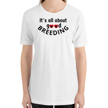 Load image into Gallery viewer, Good w/ Paws in Hearts Breeding Conformation T-Shirts - Light