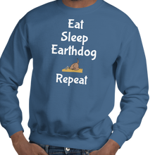 Load image into Gallery viewer, Eat. Sleep, Earthdog, Repeat Sweatshirts - Dark