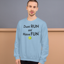 Load image into Gallery viewer, Just Run Tennis Ball Sweatshirts - Light