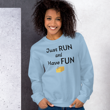 Load image into Gallery viewer, Just Run Barn Hunt Sweatshirts - Light