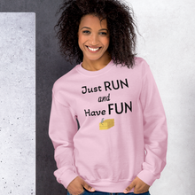 Load image into Gallery viewer, Just Run Barn Hunt Sweatshirts - Light