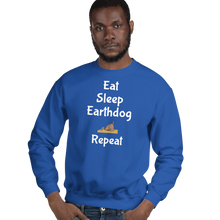 Load image into Gallery viewer, Eat. Sleep, Earthdog, Repeat Sweatshirts - Dark