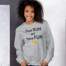 Load image into Gallery viewer, Just Run Barn Hunt Sweatshirts - Light
