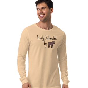 ESTELLA - Easily Distracted by Cattle Herding Long Sleeve Shirt