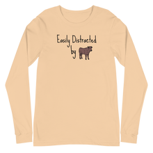 Load image into Gallery viewer, ESTELLA - Easily Distracted by Cattle Herding Long Sleeve Shirt