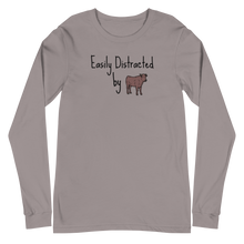Load image into Gallery viewer, ESTELLA - Easily Distracted by Cattle Herding Long Sleeve Shirt