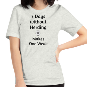 7 Days Without Sheep Herding T-Shirts - Light