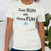 Load image into Gallery viewer, Just Run & Have Fun Dock Diving T-Shirts - Light