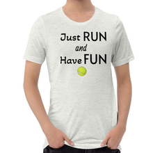 Load image into Gallery viewer, Just Run Tennis Ball T-Shirts - Light