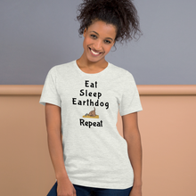 Load image into Gallery viewer, Eat, Sleep, Earthdog, Repeat T-Shirts - Light