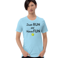 Load image into Gallery viewer, Just Run Tennis Ball T-Shirts - Light