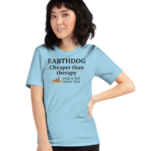 Load image into Gallery viewer, Earthdog Cheaper Than Therapy T-Shirts - Light