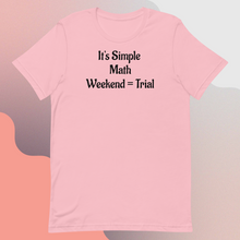 Load image into Gallery viewer, It's Simple Math Trial T-Shirts - Light