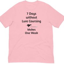 Load image into Gallery viewer, 7 Days Without Lure Coursing T-Shirts - Light
