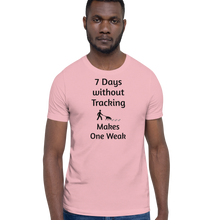 Load image into Gallery viewer, 7 Days Without Tracking T-Shirts - Light