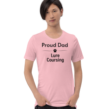 Load image into Gallery viewer, Proud Lure Coursing Dad T-Shirts - Light
