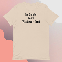 Load image into Gallery viewer, It's Simple Math Trial T-Shirts - Light