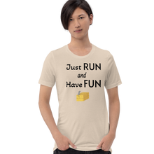 Load image into Gallery viewer, Just Run & Have Fun Barn Hunt T-Shirts - Light