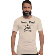 Load image into Gallery viewer, Proud Dock Diving Dad T-Shirts - Light
